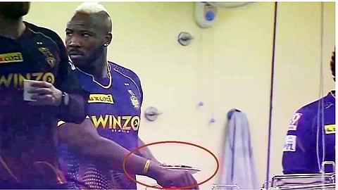 Andre Russell Chicken Dinner Viral Photo