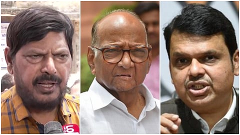 Ramdas Athawale_Sharad Pawar_Devendra Fadnvis