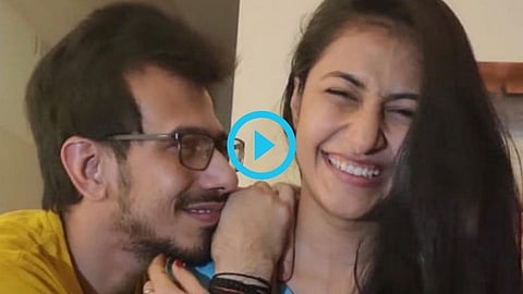 Yuzvendra chahal Wife Dhanashree After Match Video 