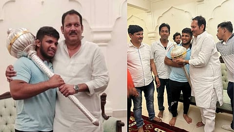 Maharashtra Kesari Pruthviraj Patil met Udayanraje Bhosale