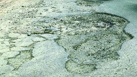 roads in bad condition