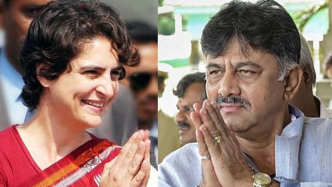 Priyanka Gandhi DK Shivakumar