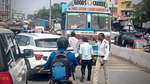 Nanded Bhokar wide road transport problems