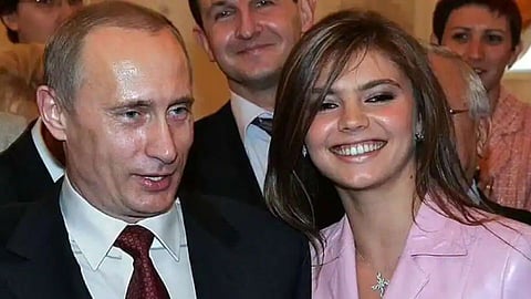 Vladimir Putin with his girlfriend