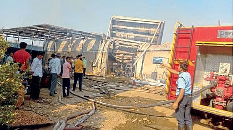 Nagpur Agarbatti company fire
