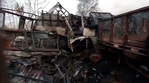 Nine killed in road mishap at Chandrapur District