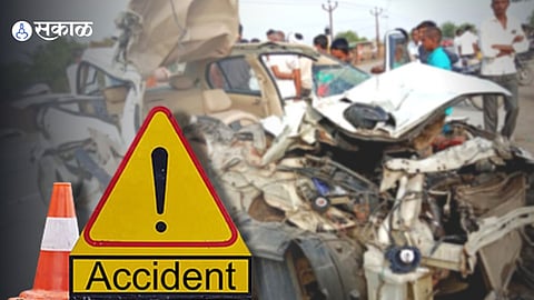 Hingoli Sarkali Pati tempo car accident One dead one injured