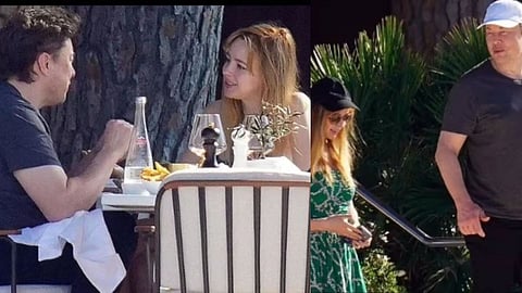 Elon Musk with Girlfriend