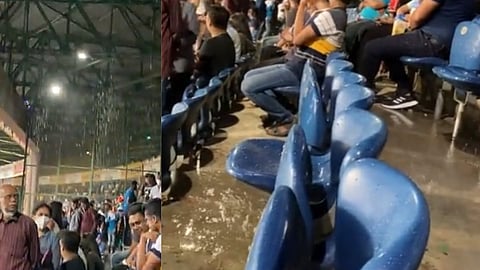 ind vs sa fans brutally troll bcci video leaking roof 