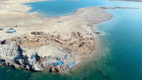 ancient city in Tigris river city built during Mittani dynasty in Bronze Age Baghdad 