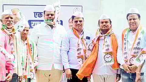 Congress party workers from Dhadgaon taluka leave congress join ncp