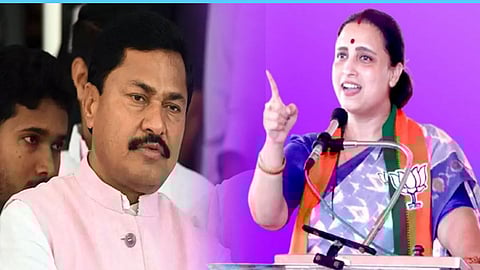 Chitra Wagh and Nana Patole