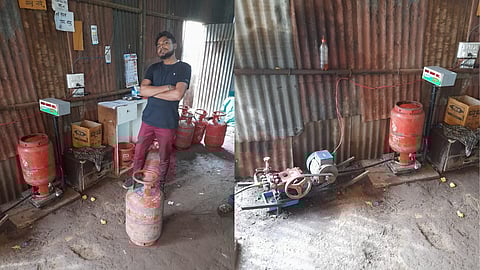 LPG Cylinder used for rikshaw filling crime latest news