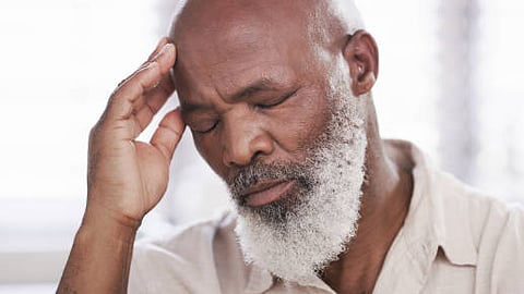 tired old man