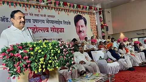 maharashtra politics crisis NCP leaders along with two BJP MLAs attend 