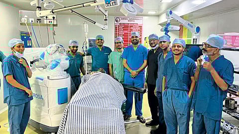 Aurangabad Carewell Multispecialist Hospital robotics surgery 65 year old man