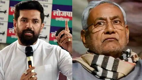 Nitish Kumar And Chirag Paswan