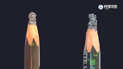 ganesha on pencil lead