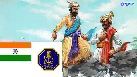 INS Vikrant New naval Ensign