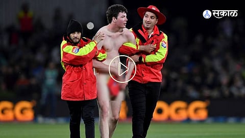 Naked Man Invades Turf And Disrupts