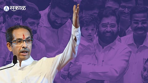 Uddhav Thackeray mentioning grandson After froze symbol of shivsena samana maharashtra politics