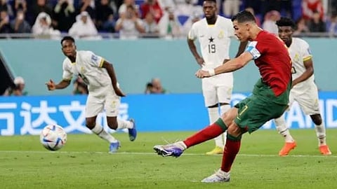 ghana otto addo slams match referee for gift cristiano ronaldo penalty for portugal defeat ghana  