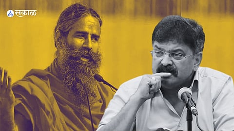 baba ramdev controversy NCP jitendra awhad tweet on ramdev baba controversial statement on women cloths  