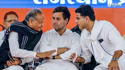 ashok gehlot, Rahul Gandhi and sachin pilot 