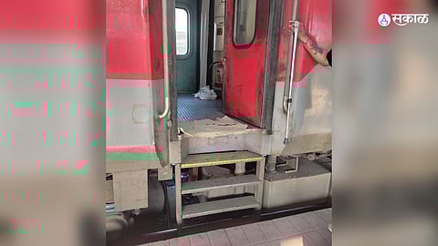 railway changed platform and disabled people had struggle for seat pune