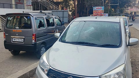 terror of criminals at Khadakwasla Six four-wheelers stolen and vandalized  illegal businesses crime