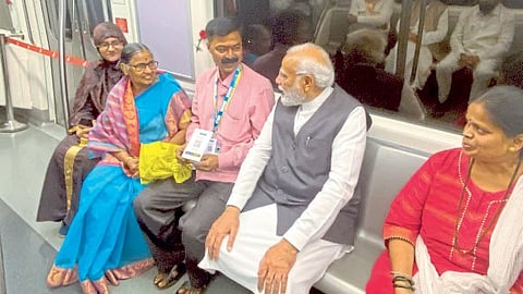 PM narendra Modi Visit To Mumbai bkc bjp shinde election  politics