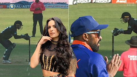 IND vs NZ ODI Hardik Pandya Natasa Stankovic
