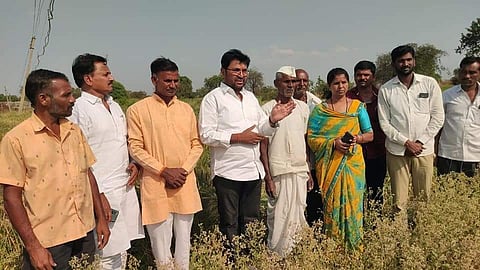 crop damaged arjun khotkar