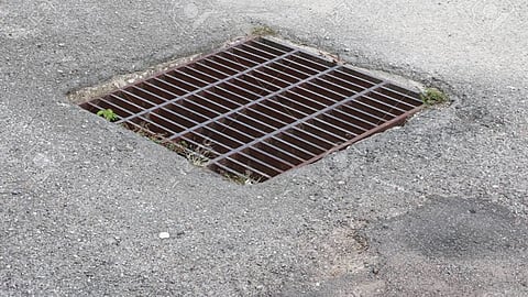 British rain water channels