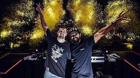allu arjun  and martin garrix
