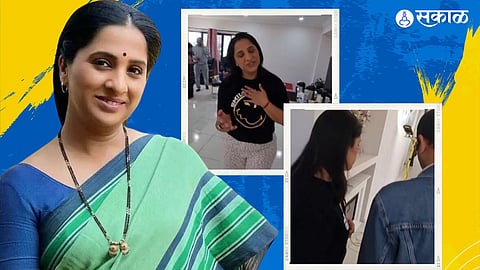 aai kuthe kay karte fame actress madhurani gokhale prabhulkar went australia for  shooting kavitecha paan upcoming episode in sydney 