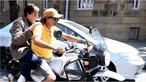 Amitabh Bachchan Big B Bollywood Bike Ride