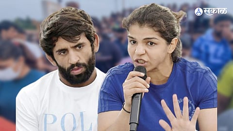 wrestler protest sakshi malik bajrang punia vinesh phogat joined their duties