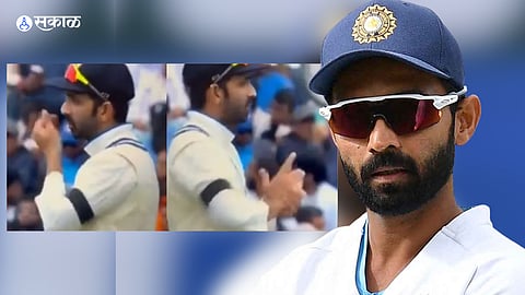 ajinkya rahane saliva-on-hands-break-icc-rules-wtc-final oval-ind vs-aus-video