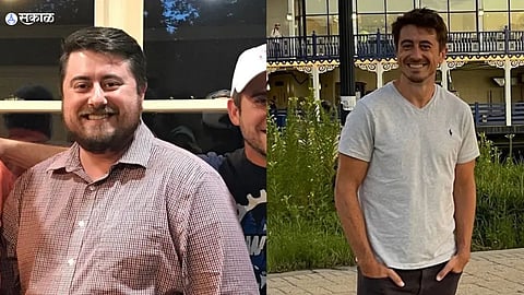 Man Weight loss journey