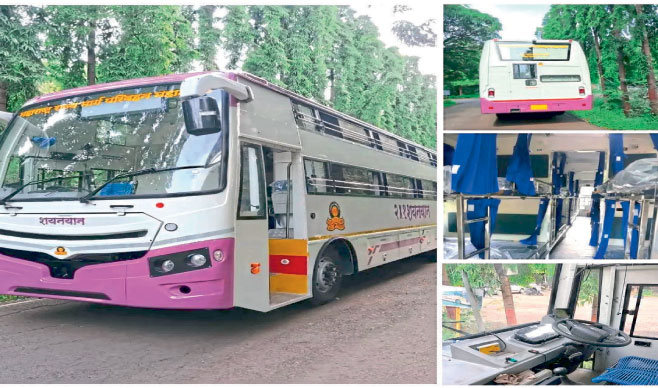 sleeper bus travel by ST Nagpur-Pune sleeper fare schedule msrtc  