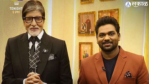 kbc 15 zakir khan recite poem about mother amitabh bachchan got emotional video viral 