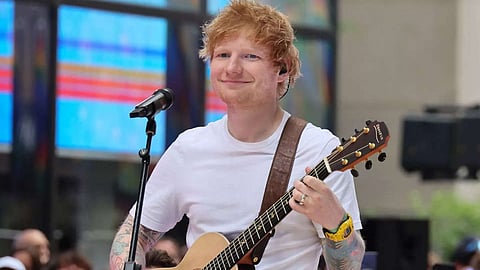 Ed Sheeran reveals he has his own grave dug out in his backyard 
