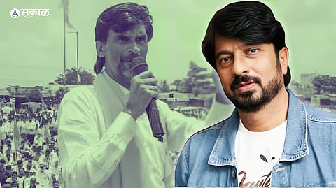 Manoj Jarange patil  showed the strength of the indian  constitution, Kiran Mane praised it