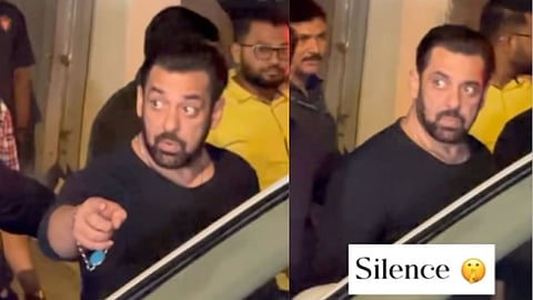 salman khan angry on paparazzi on his brother sohail khan birthday party video viral