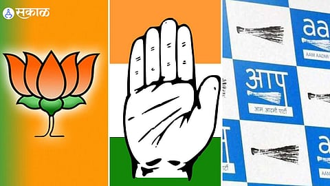 भाजपची मतपेढी फोडण्याचे आप-काँग्रेसपुढे आव्हान