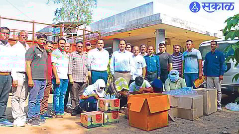 Suspects arrested with fake liquor and team of State Excise Department