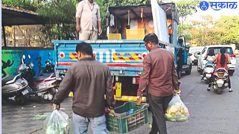 Encroachment campaign carried out at Akashvani Kendra