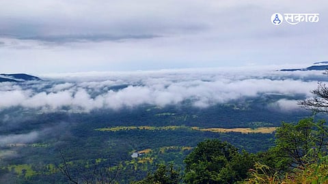 Tourists from all over country come for tourism at Tamhini Ghat and Devkund in Raigad marathi news  