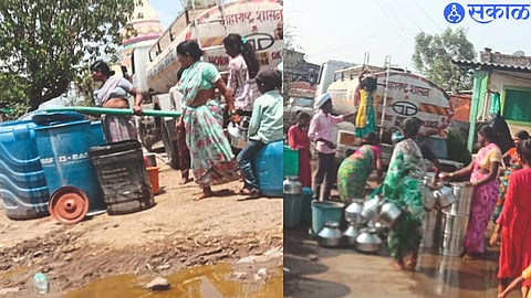 Water supply through tankers in rural areas of Nashik district